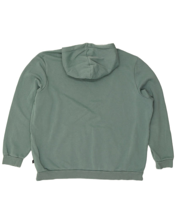 Puma Mens Hoodie Jumper 2XL Algodão Azul
