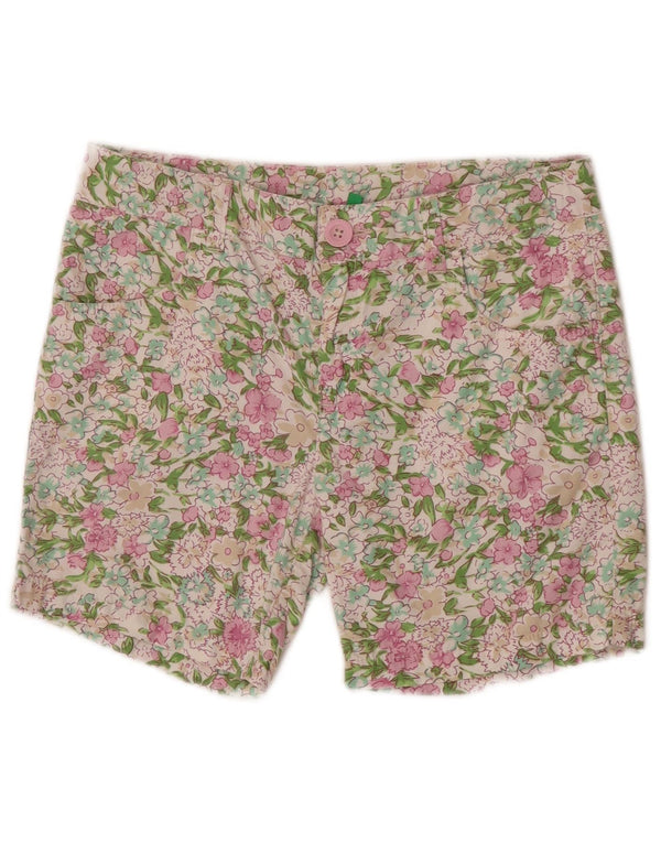 Benetton Meninas Shorts Casual 11-12 Anos 2XL W29 Multicolorido Floral