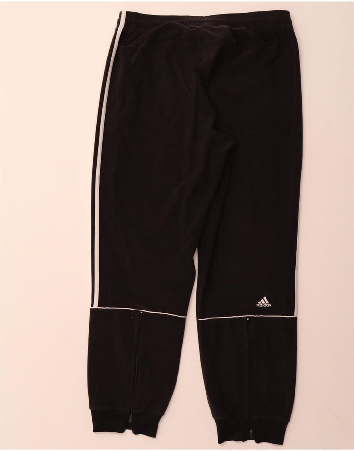 Calça de treino masculina ADIDAS joggers grande poliéster preto
