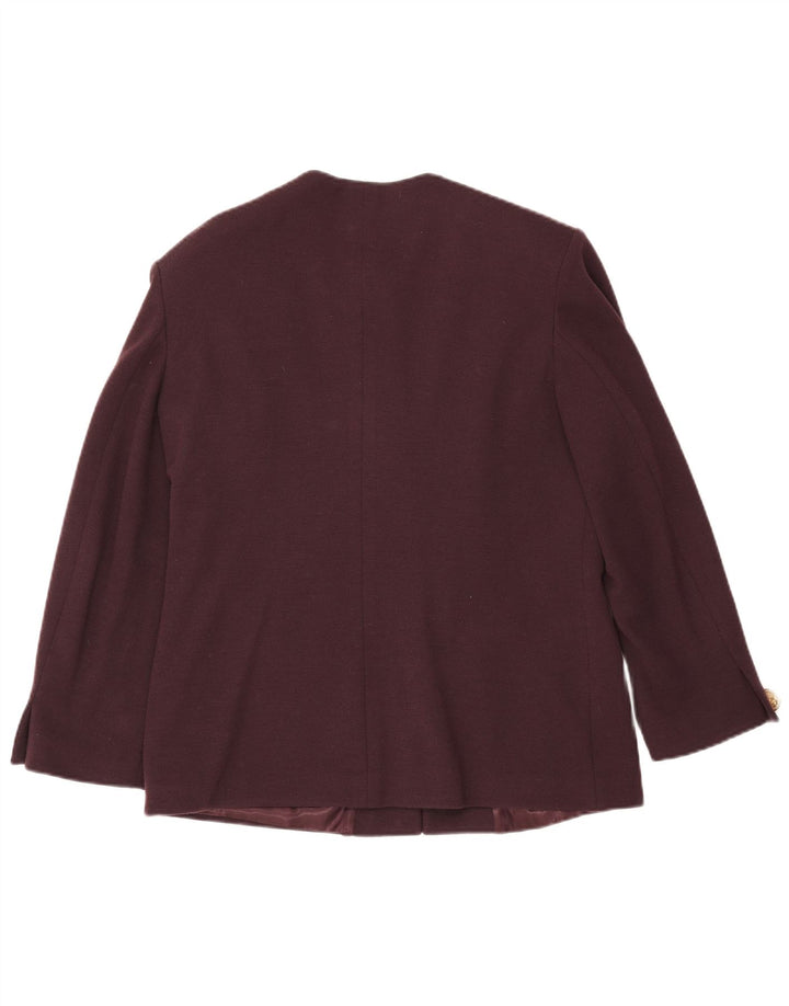 Jaqueta blazer feminina vintage de 4 botões IT 48 XL marrom