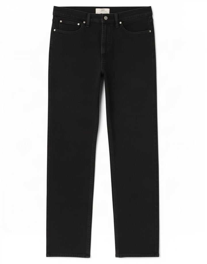 Jeans retos masculinos Marks & Spencer W32 L33 algodão preto