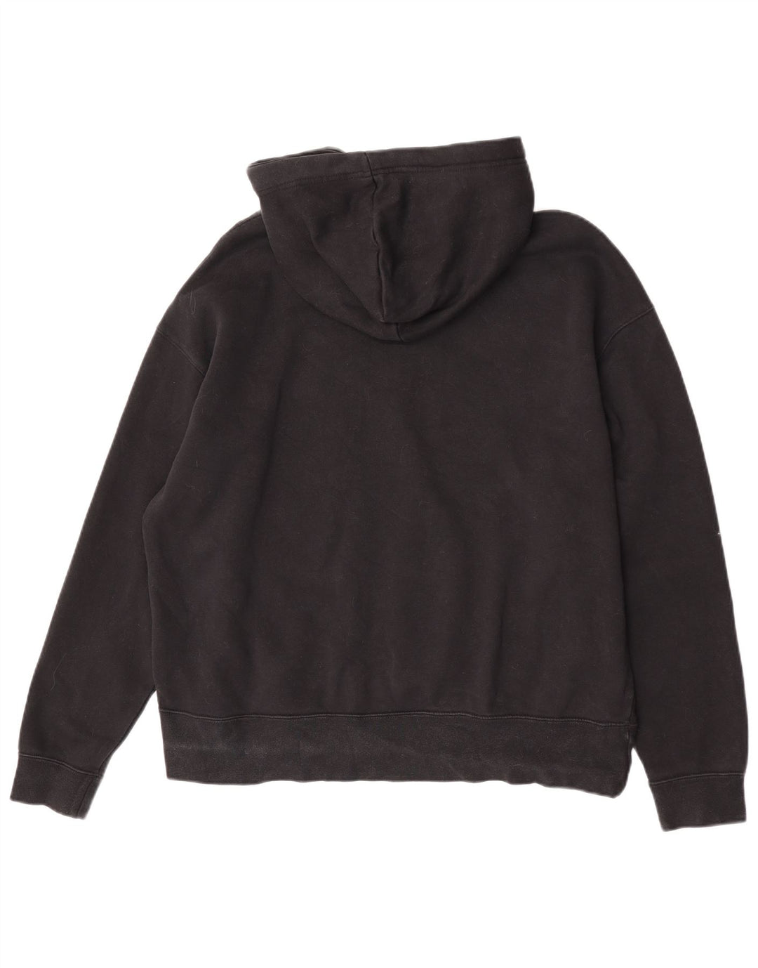 Jumper com capuz Nike feminino oversized UK 16 grande algodão preto