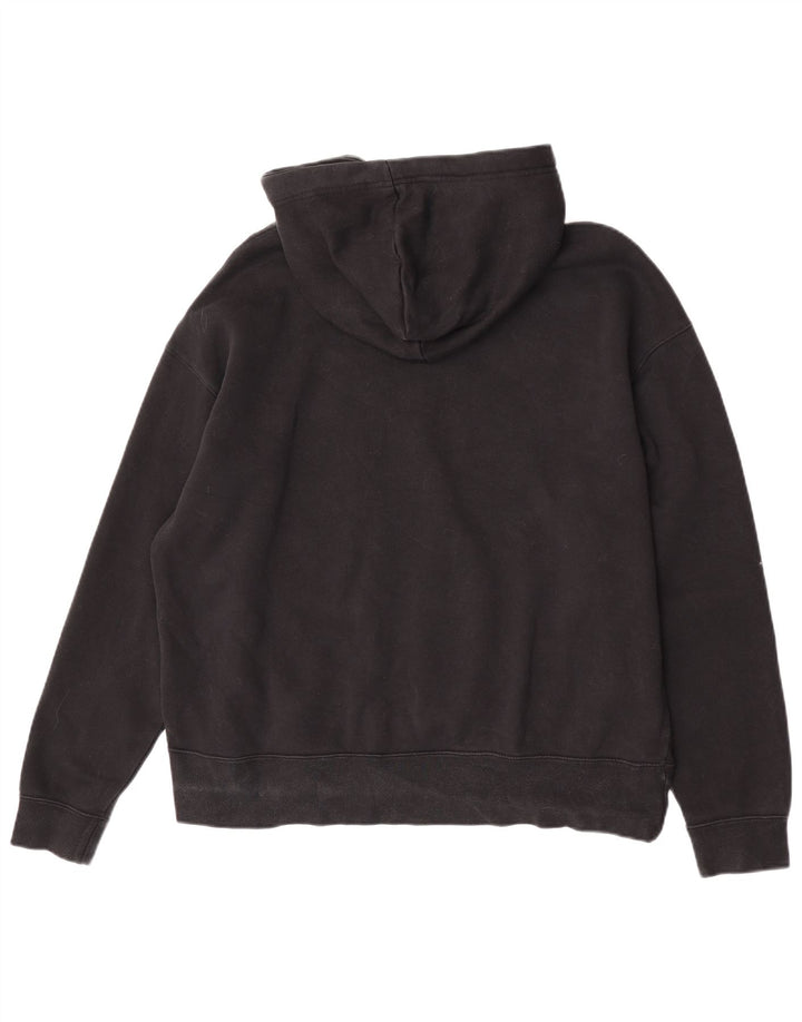 Jumper com capuz Nike feminino oversized UK 16 grande algodão preto