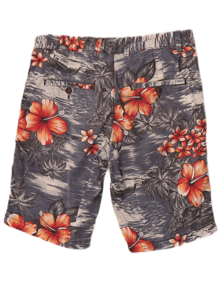 Franklin Marshall masculino Leo Chino Shorts W31 médio azul marinho havaiano