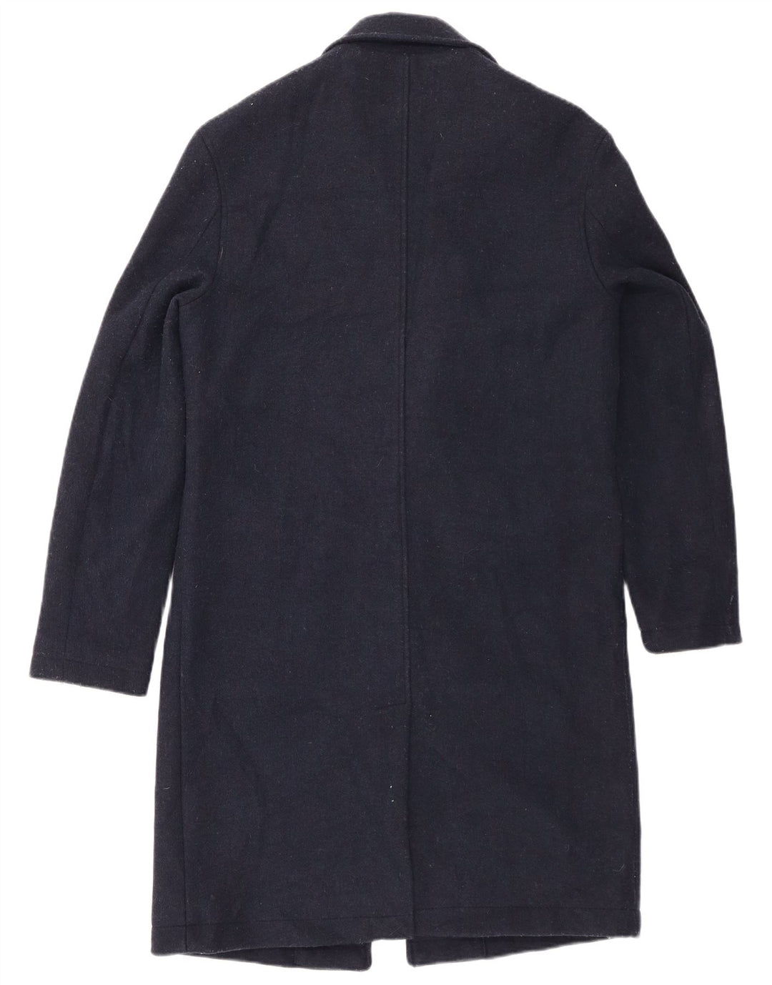 Sobretudo masculino Zara UK 36 pequeno poliéster azul marinho