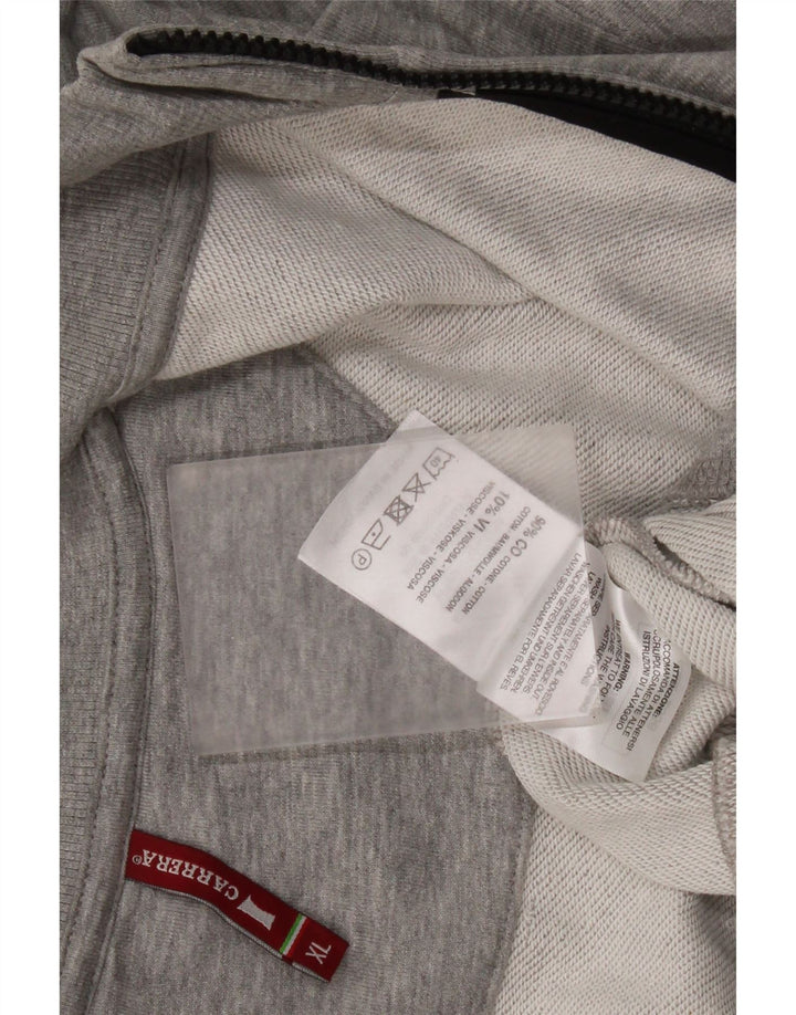 Jaqueta Carrera masculina de agasalho XL cinza algodão