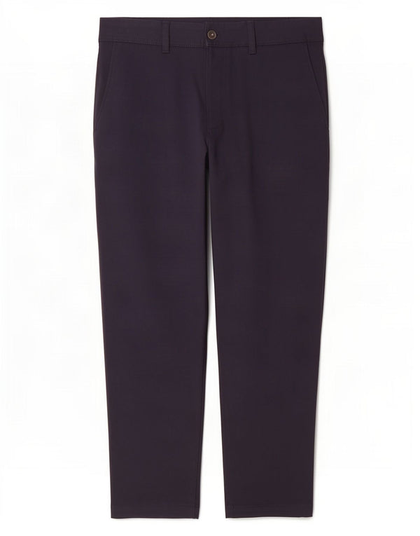 Zara Mens Slim Chino Calças EU 42 Grande W32 L28 Azul Marinho