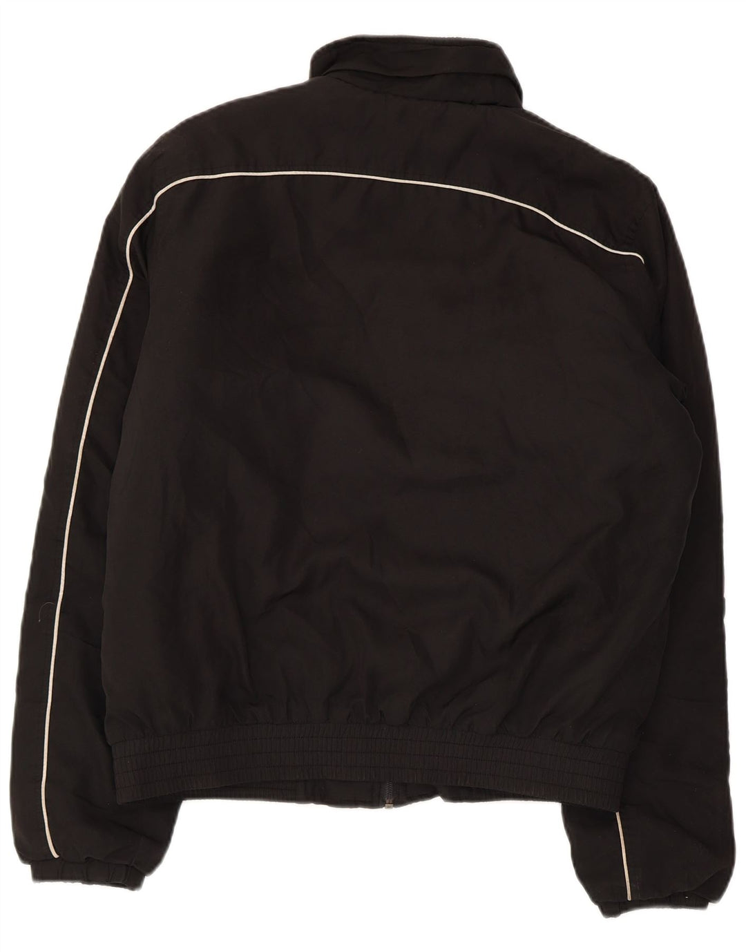 ASICS Mens Tracksuit Top Jacket Médio Preto Poliéster