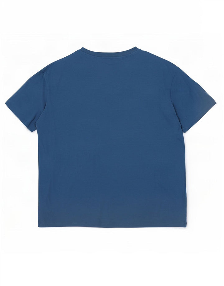 Camiseta feminina Benetton UK 16 grande azul