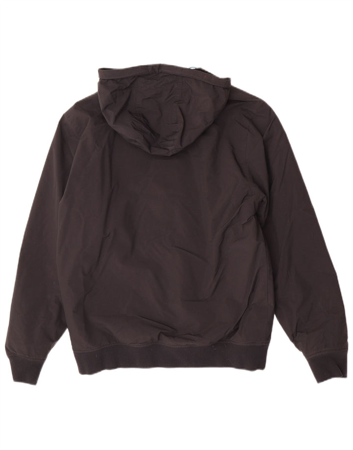 Jaqueta bomber masculina com capuz Fred Perry UK 36 pequena poliamida preta
