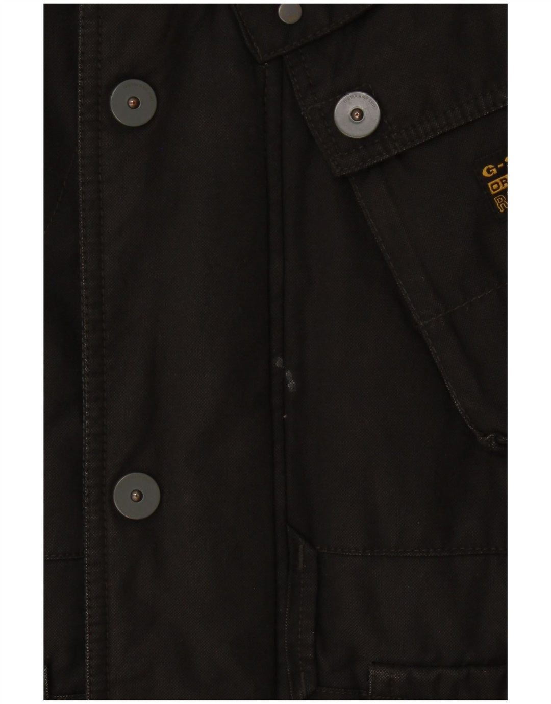 Jaqueta corta-vento masculina G-Star UK 36 algodão cinza pequeno