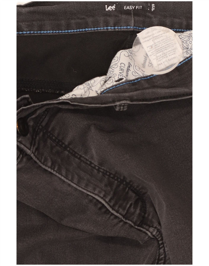 Lee Womens Easy Fit Jeans Skinny W38 L29 Algodão Cinza