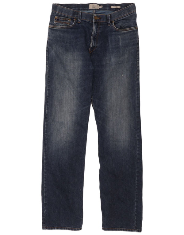 Jeans retos masculinos Marks & Spencer W34 L33 algodão azul