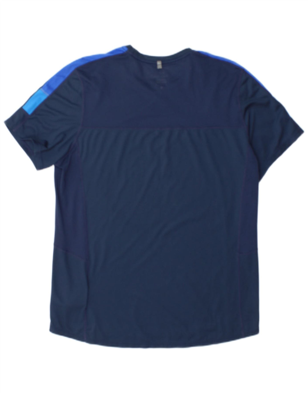 Camiseta Nike Masculina Dri Fit Top Grande Azul Marinho Colourblock Poliéster