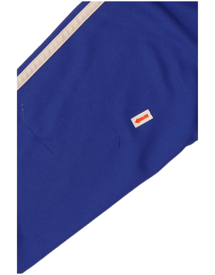 ADIDAS Mens Climalite Pullover Treino Top Médio Azul Colourblock