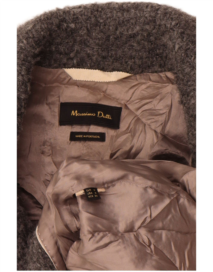 Sobretudo oversized feminino Massimo Dutti UK 10 pequeno cinza