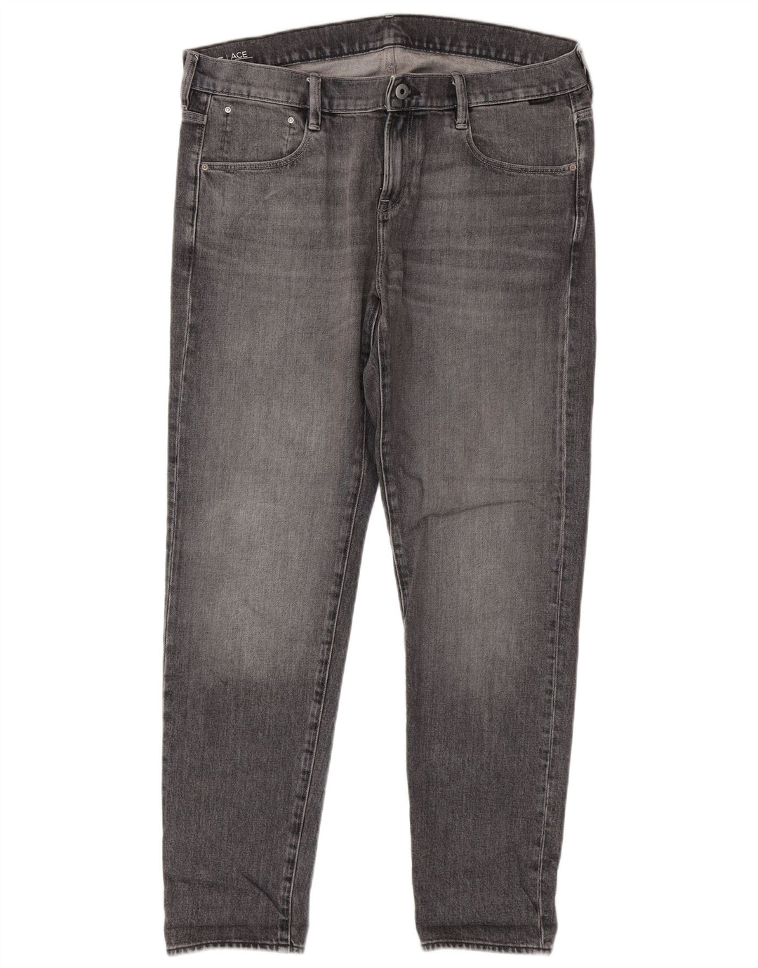 G-STAR Masculino Ace Slim Jeans W32 L32 Algodão Cinza