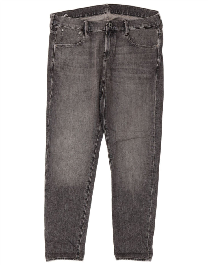 G-STAR Masculino Ace Slim Jeans W32 L32 Algodão Cinza