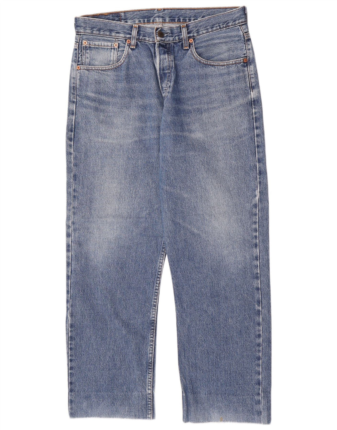 Levi's Masculino 582 Straight Jeans W33 L28 Azul Algodão