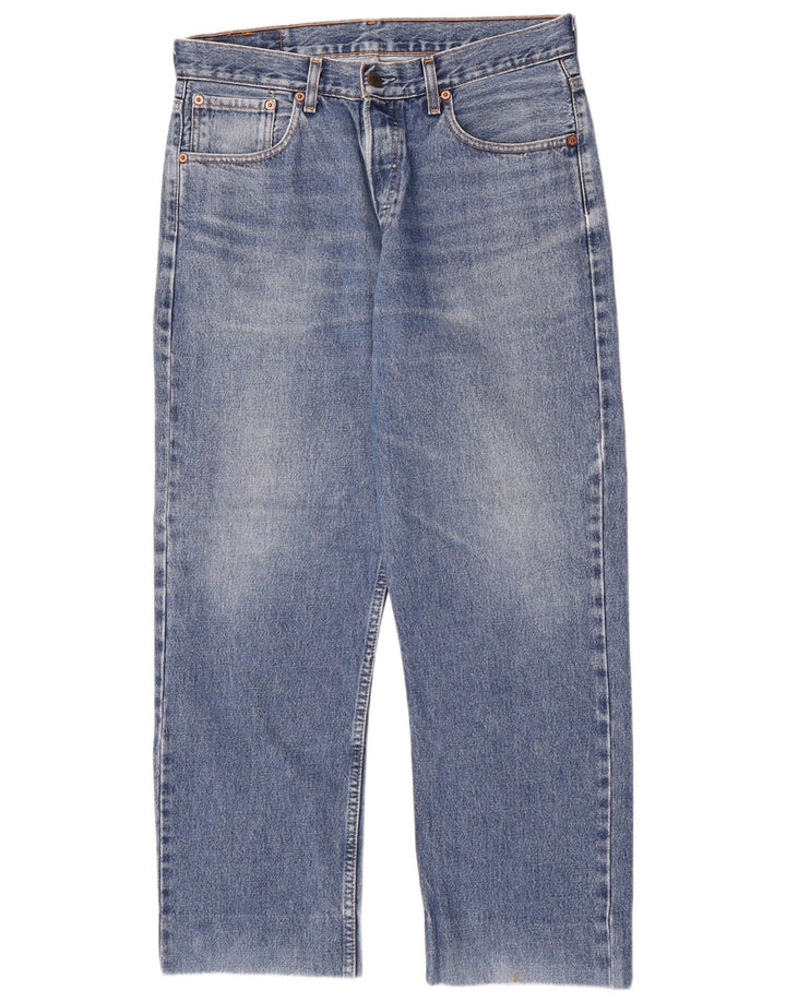 Levi's Masculino 582 Straight Jeans W33 L28 Azul Algodão