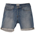 Shorts jeans masculino Jack & Jones médio W32 algodão azul