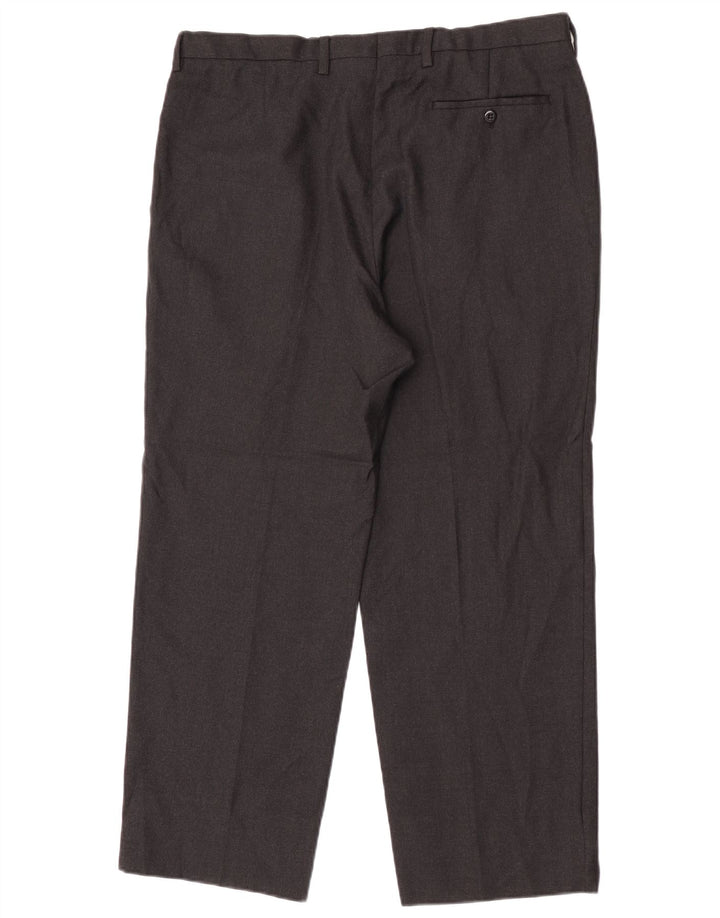 Calça masculina Burberry Pegged Suit W36 L28 lã cinza