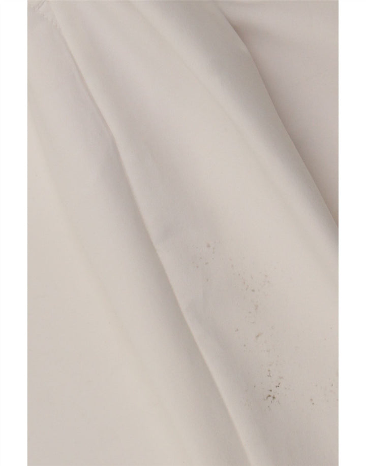 Calça Chino Masculina Slim Fit Hugo Boss IT 56 3XL W40 L30 Poliéster Branco