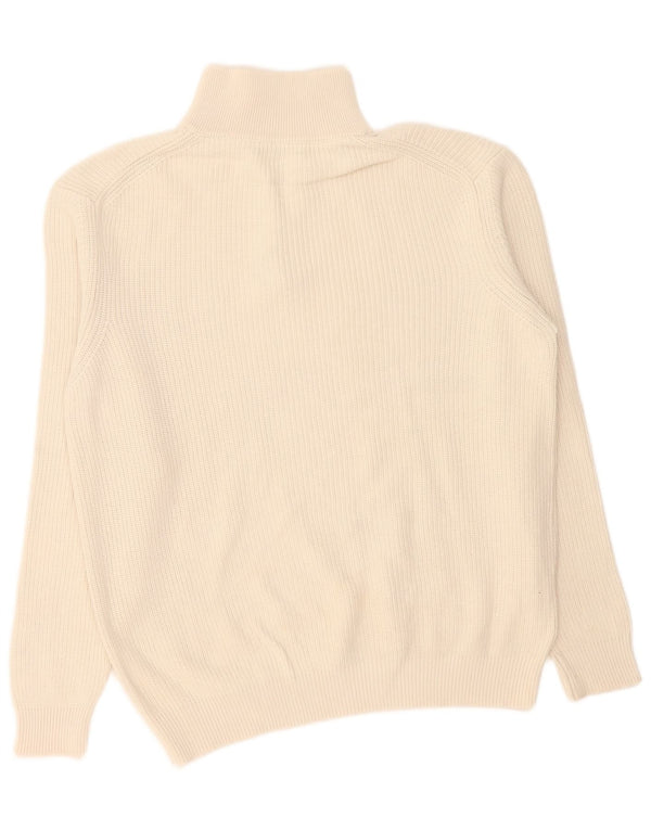 Suéter masculino Zara com zíper e gola XL branco