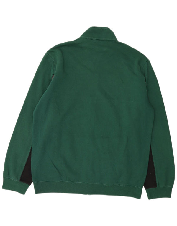 Champion Mens Tracksuit Top Jacket 3XL Green Colourblock