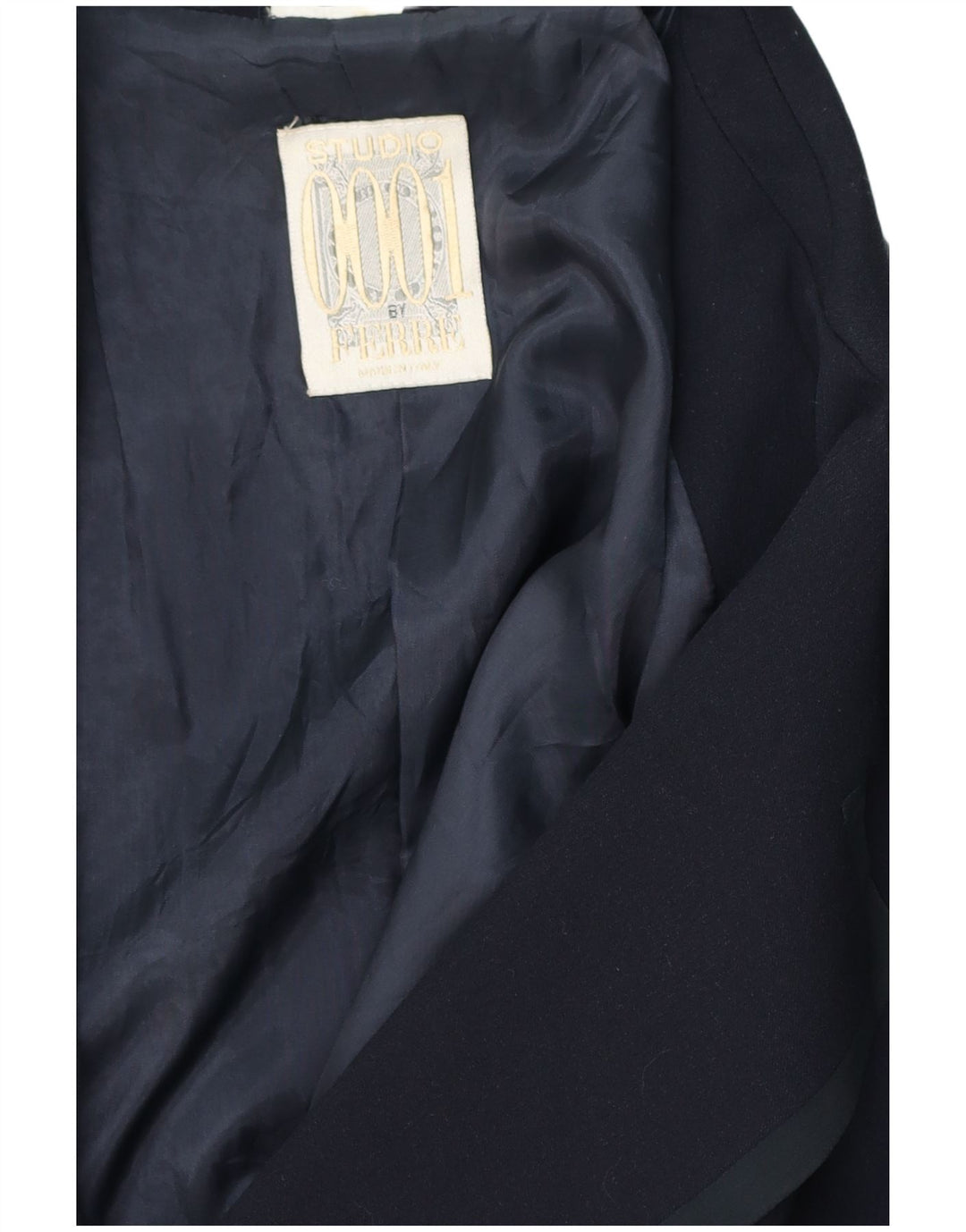 Jaqueta Blazer Feminina Ferre com 1 Botão Reino Unido 16 Grande Azul Marinho