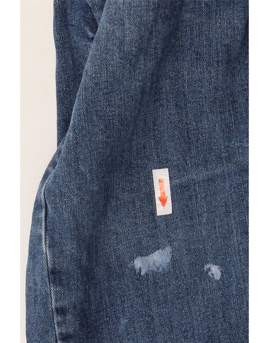 Jeans cônicos masculinos Marks & Spencer W32 L29 algodão azul