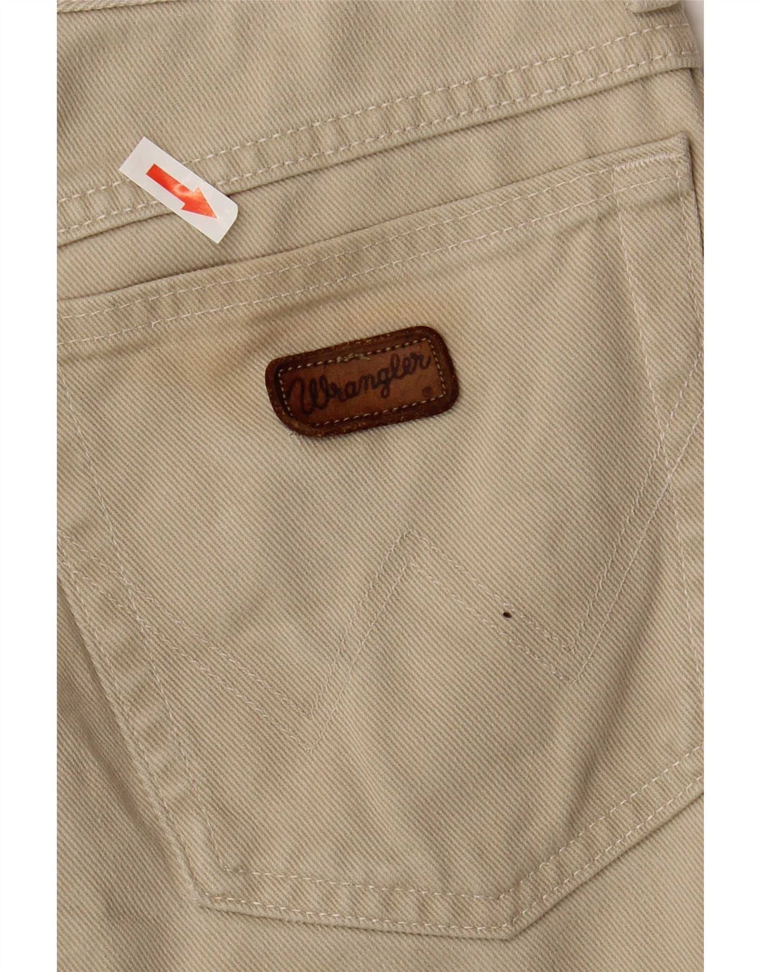 Jeans Wrangler masculino reto W28 L29 bege
