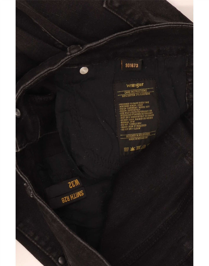 Jeans Wrangler feminino slim W32 L28 algodão preto