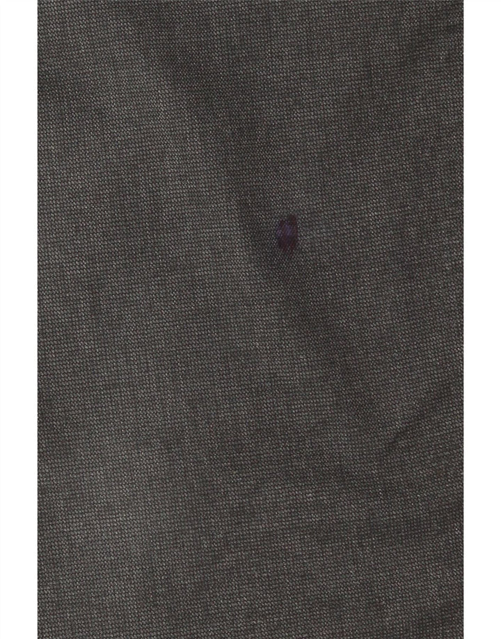 Calça casual reta masculina Trussardi W35 L30 cinza