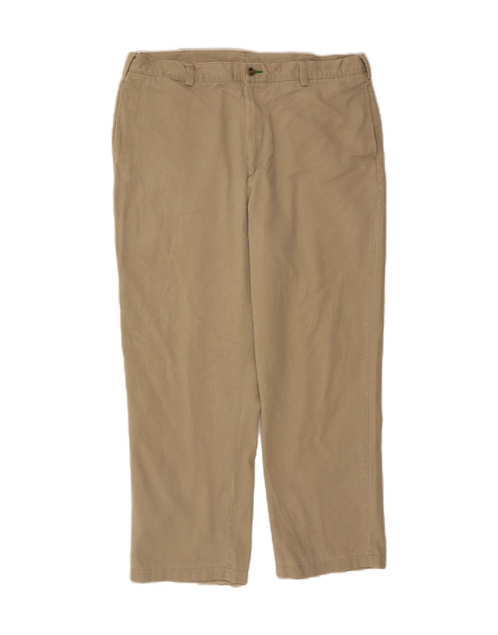 TOMMY HILFIGER Mens Straight Chino Trousers W38 L30 Brown Vintage Tommy Hilfiger and Second-Hand Tommy Hilfiger from Messina Hembry 