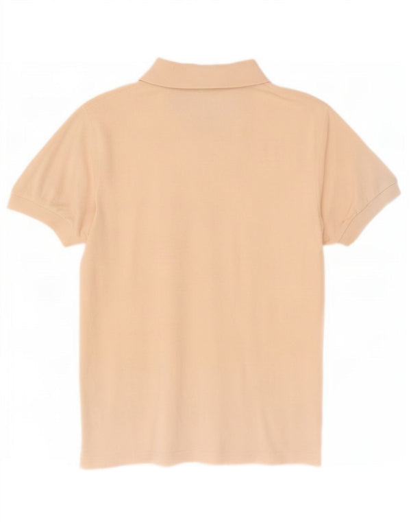 Camisa polo masculina Fay algodão bege médio