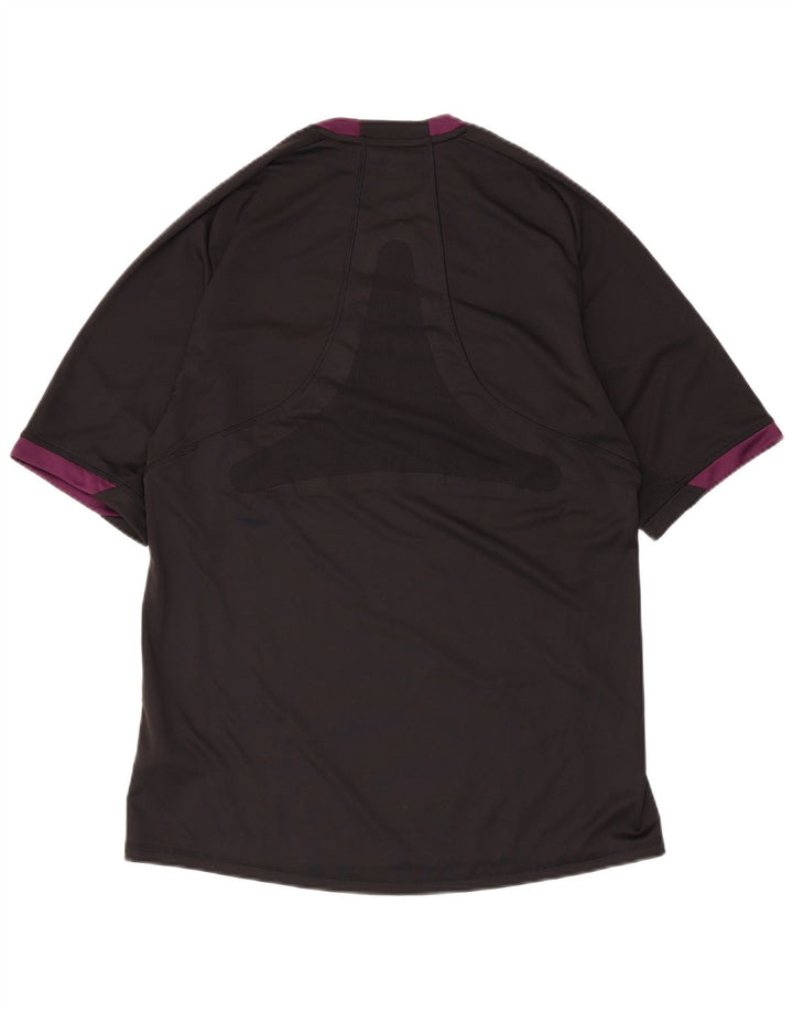 Adidas Masculino Climacool Camiseta Top Médio Preto Colorblock Poliéster