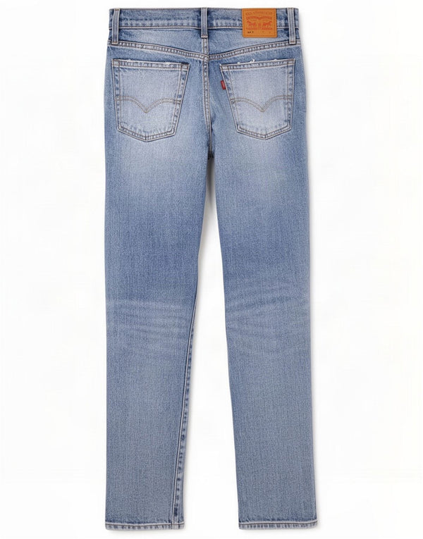 Levi's Mens 501 Straight Jeans W27 L28 Azul Algodão