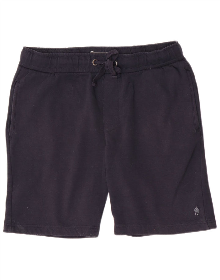 Shorts esportivo masculino French Connection grande algodão azul marinho