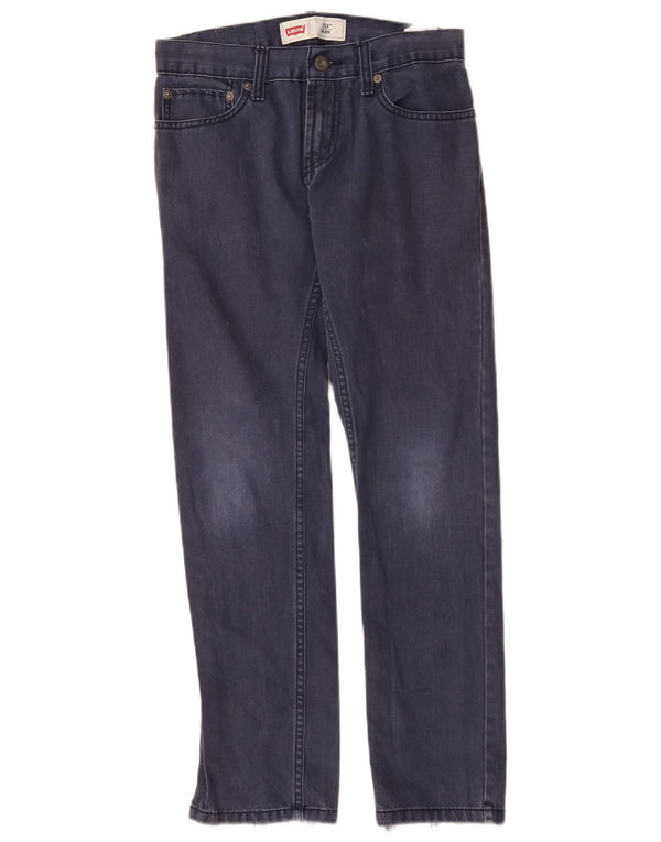 Jeans Levi's Boys 511 Slim 11-12 Anos W26 L26 Azul Marinho Algodão