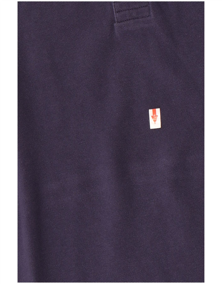 Camisa polo masculina Kappa de algodão azul marinho médio