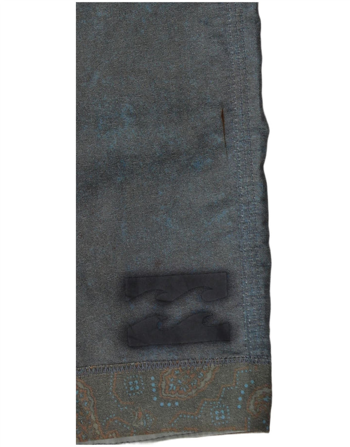 Shorts de natação masculino Billabong médio azul algodão