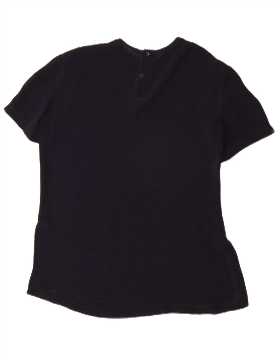 Blusa feminina EMPORIO ARMANI UK 12 médio azul marinho