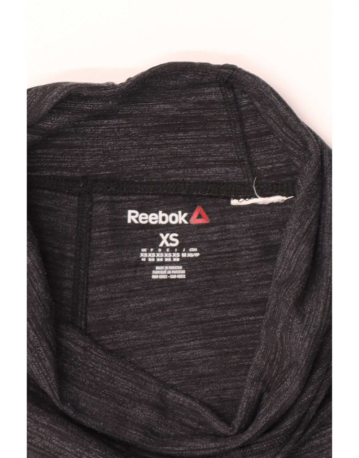 Leggings Reebok Mulher UK 4/6 XS Cinza Flecked