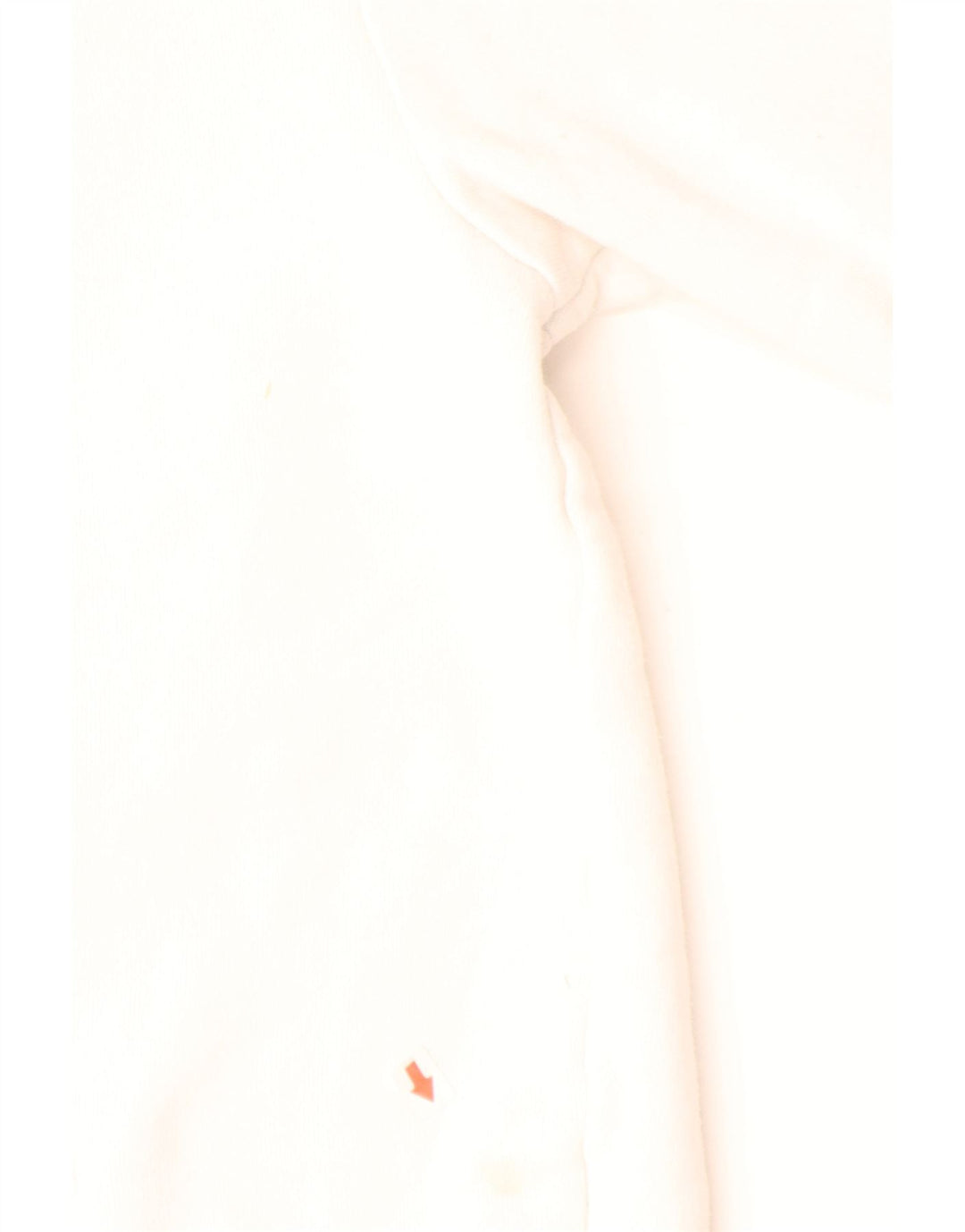 ELLESSE Suéter masculino com capuz gráfico pequeno de algodão branco