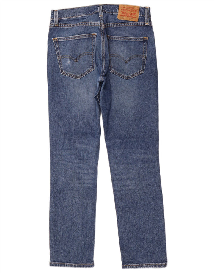 Levi's Masculino 511 Slim Jeans W30 L30 Azul Algodão
