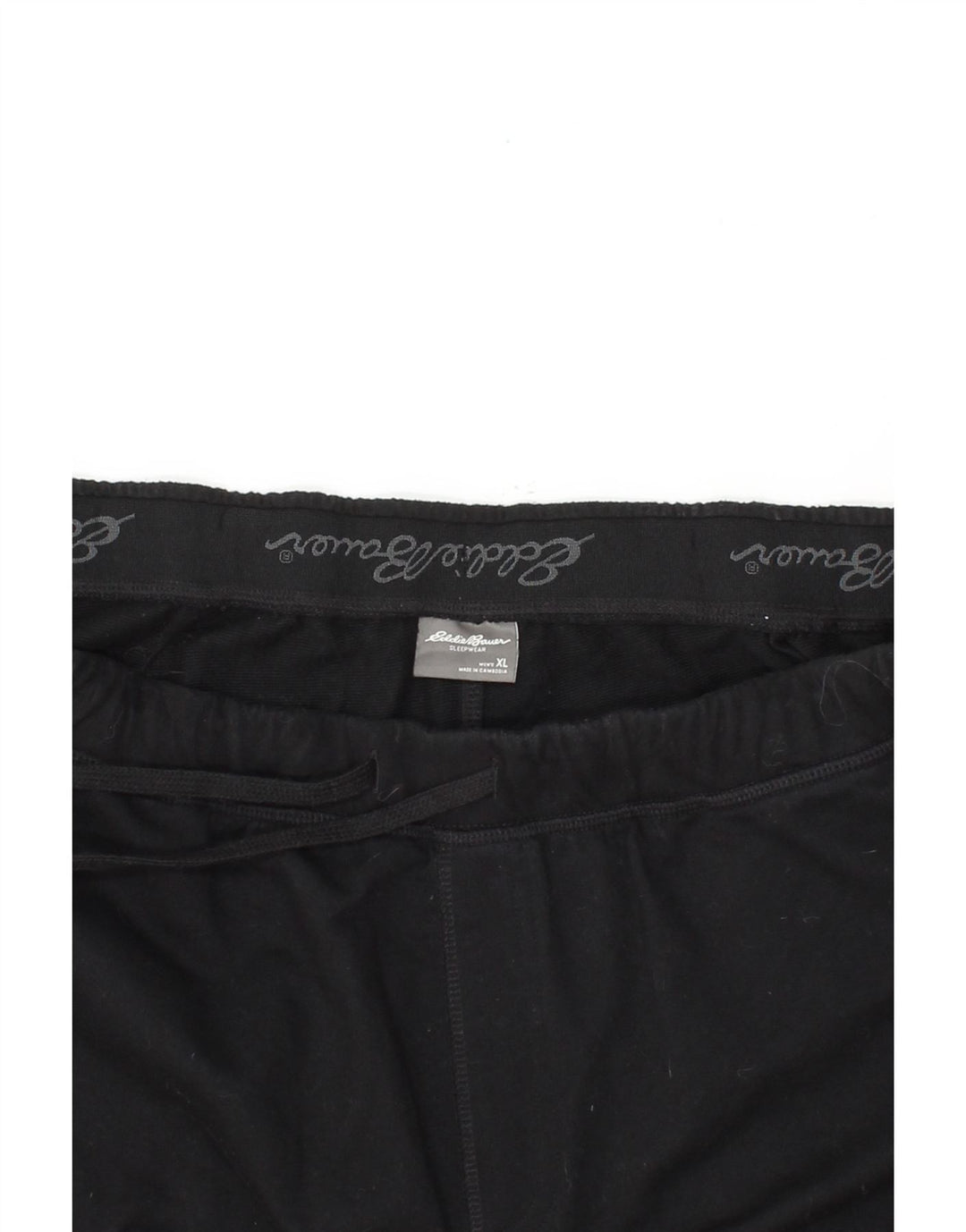 EDDIE BAUER Mens Tracksuit Trousers XL Black Vintage Eddie Bauer and Second-Hand Eddie Bauer from Messina Hembry 