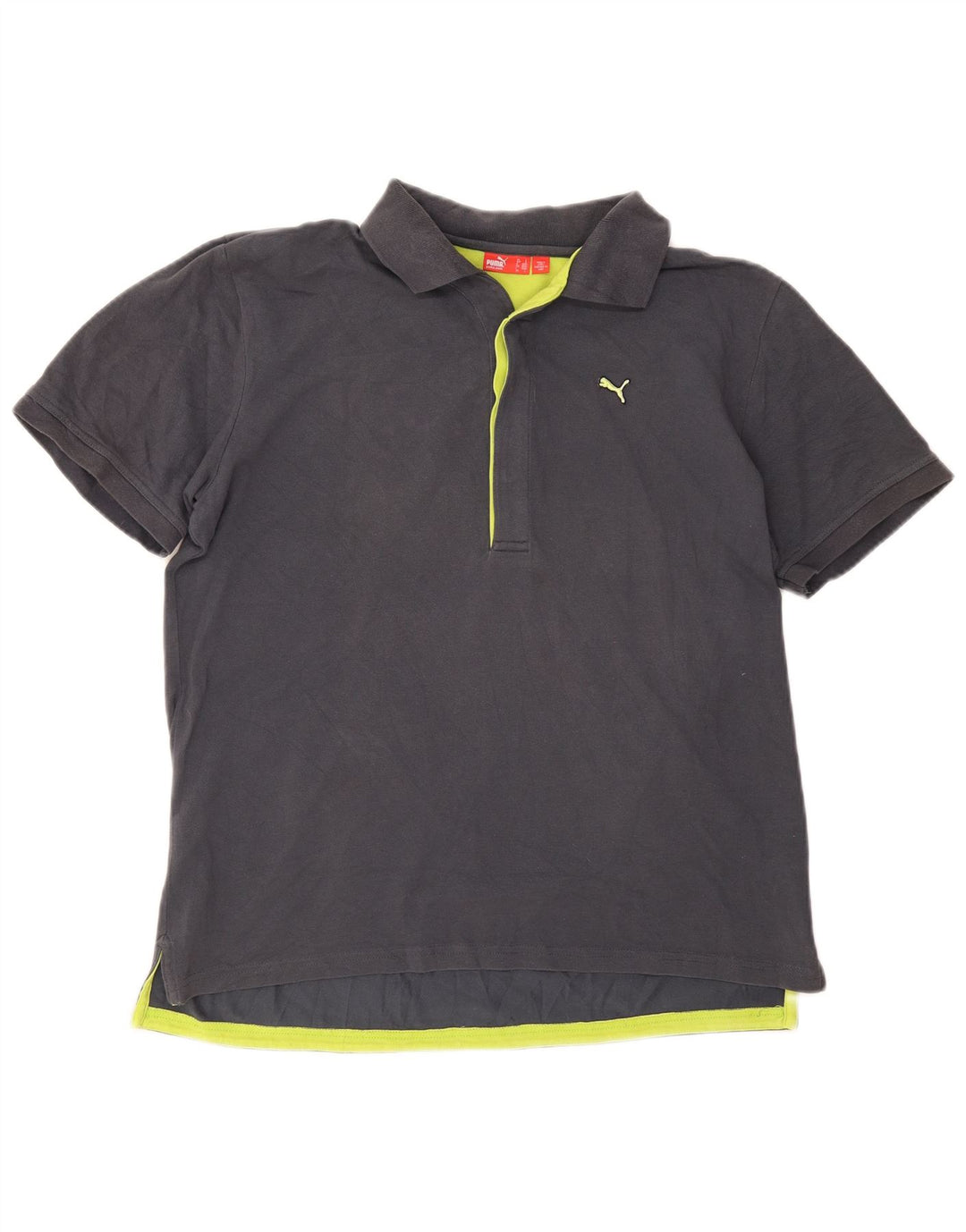 Camisa polo masculina Puma grande cinza