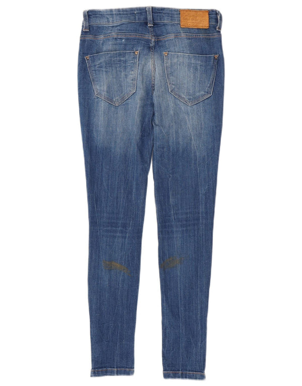 Zara Jeans Skinny Feminino EU 34 2XS W24 L27 Azul Algodão
