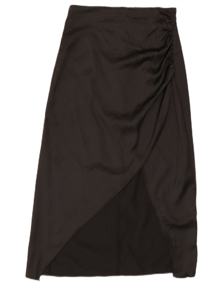 Saia midi feminina Zara pequena W26 preta